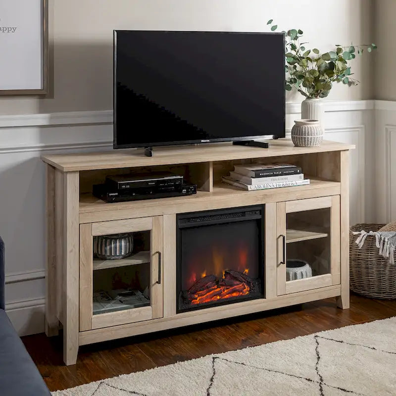 Middlebrook 58-inch 2-Door Highboy Fireplace TV Stand