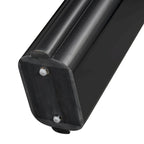 60 Acacia Wood Curved Veneer Console Table - Minimalist Design with Solid Wood Legs