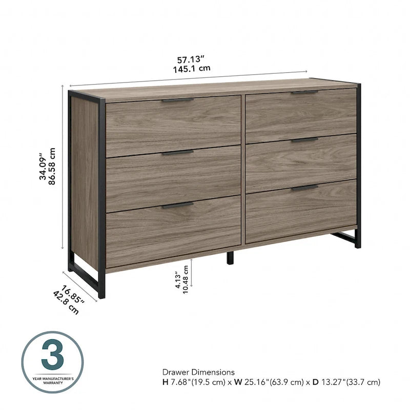 Atria 6 Drawer Dresser