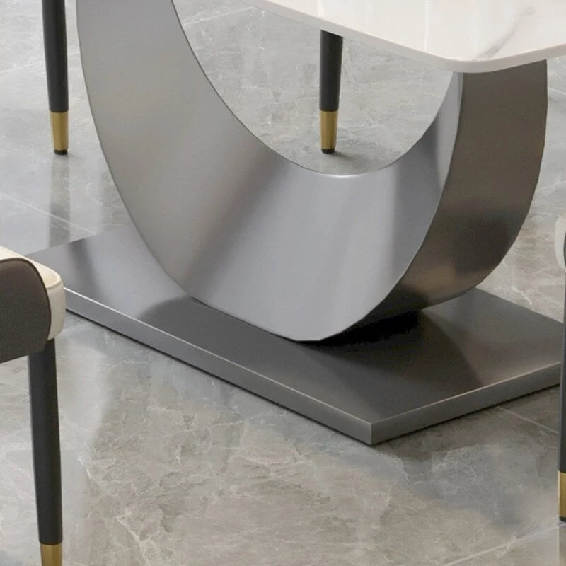 71 Modern Rectangular Sintered Stone Dining Table