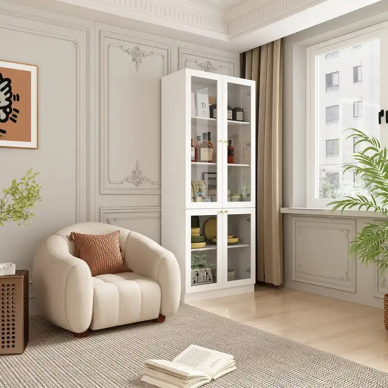 Kitchen Pantry Storage Cabinet Utility Buffet,modular Cupboard Pantry