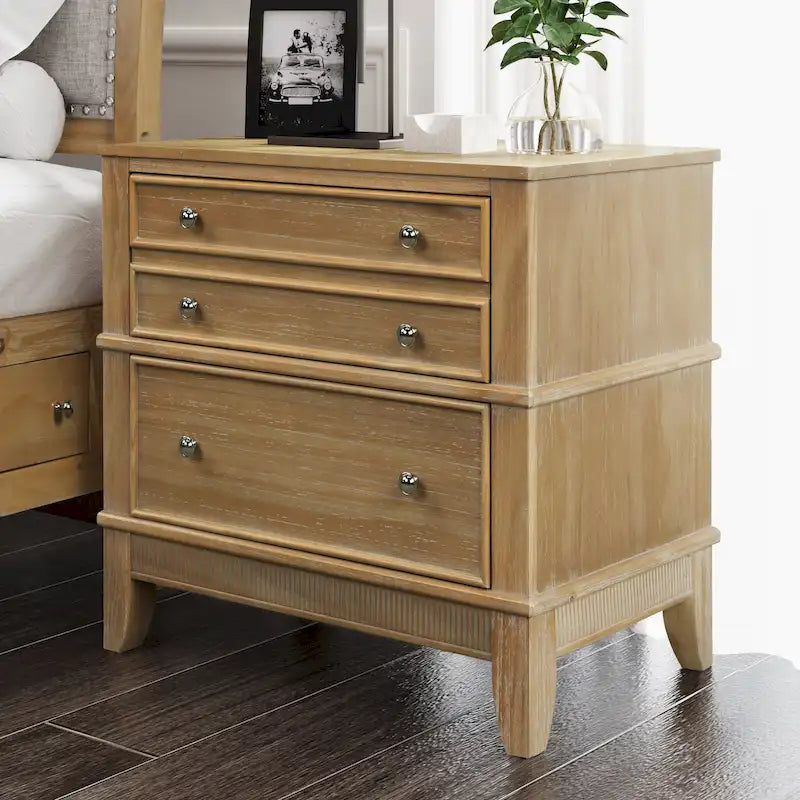3-Drawer Nightstand