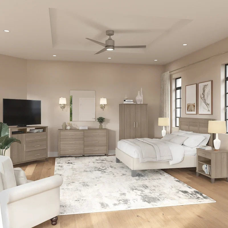 Somerset 6 Piece Full/Queen Size Bedroom Set