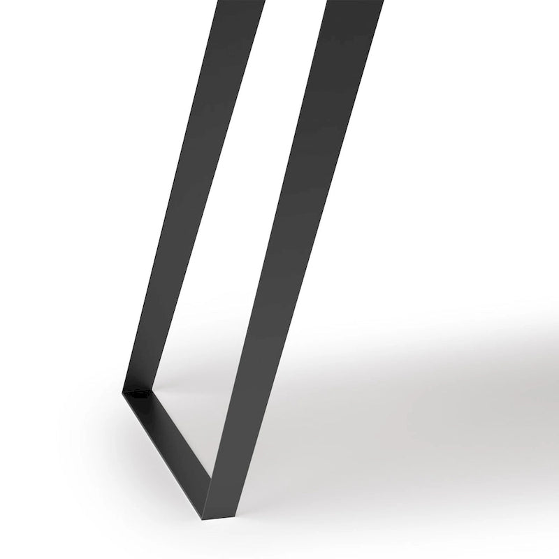 Mitchell SOLID ACACIA WOOD Modern Industrial 54 inch Wide Flat Top Desk