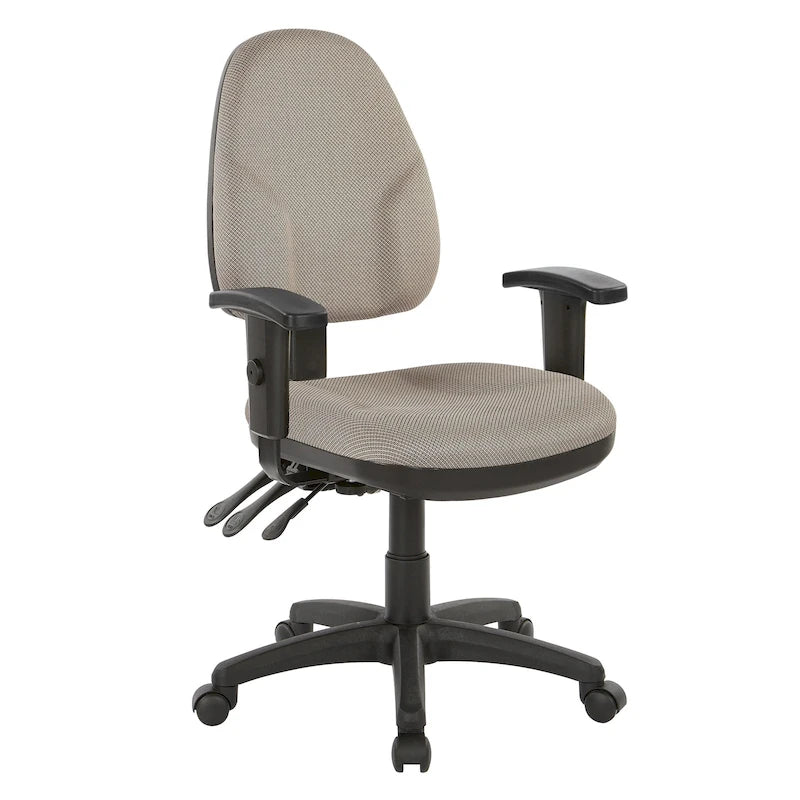 Dual Function Ergonomic Chair with Adjustable Back Height
