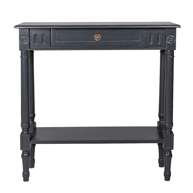 Wood Console Accent Table With Drawer by East at Main