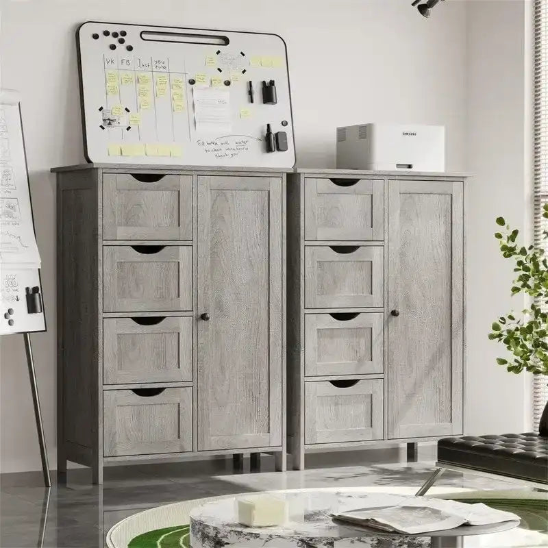 Bathroom Floor Cabinet - 11.8D x 21.7W x 32.5H