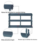 Console Table with 3-Tier Open Storage Spaces - N/A