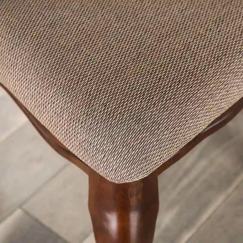 Shak Traditional Brown Wood 7-Piece Dining Set with Leaf