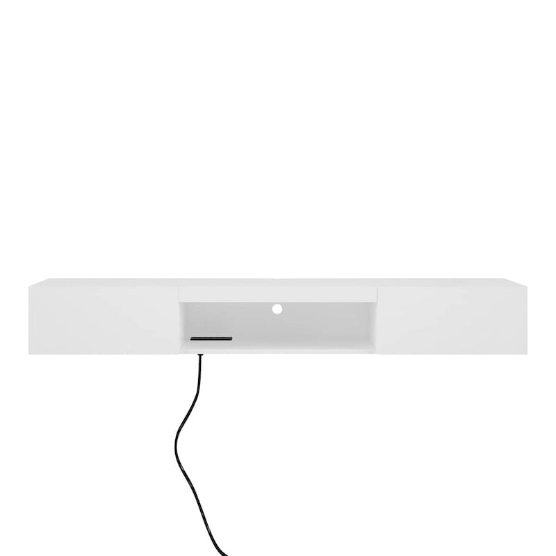 Wall Mounted Floating 65 TV Stand with 16 Color LEDs