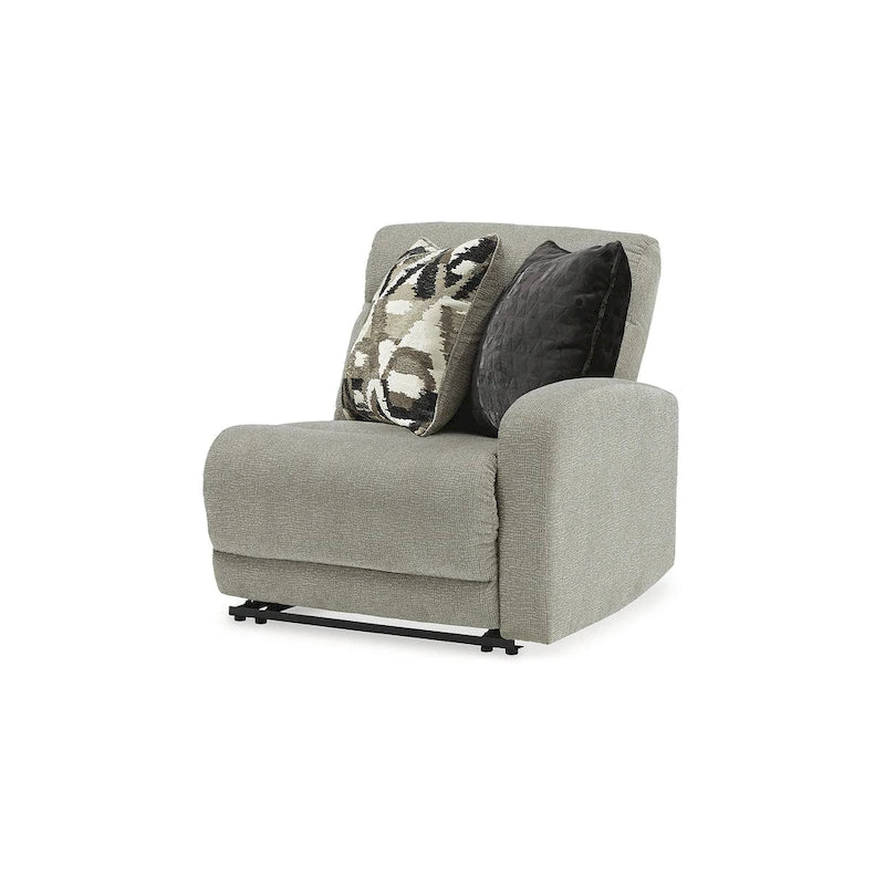 Colleyville Gray 5-Piece Power Reclining Sectional with Chaise - 105W x 106D x 39H