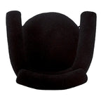 Naci Modern Fabric Arm Dining Chairs with Metal legs