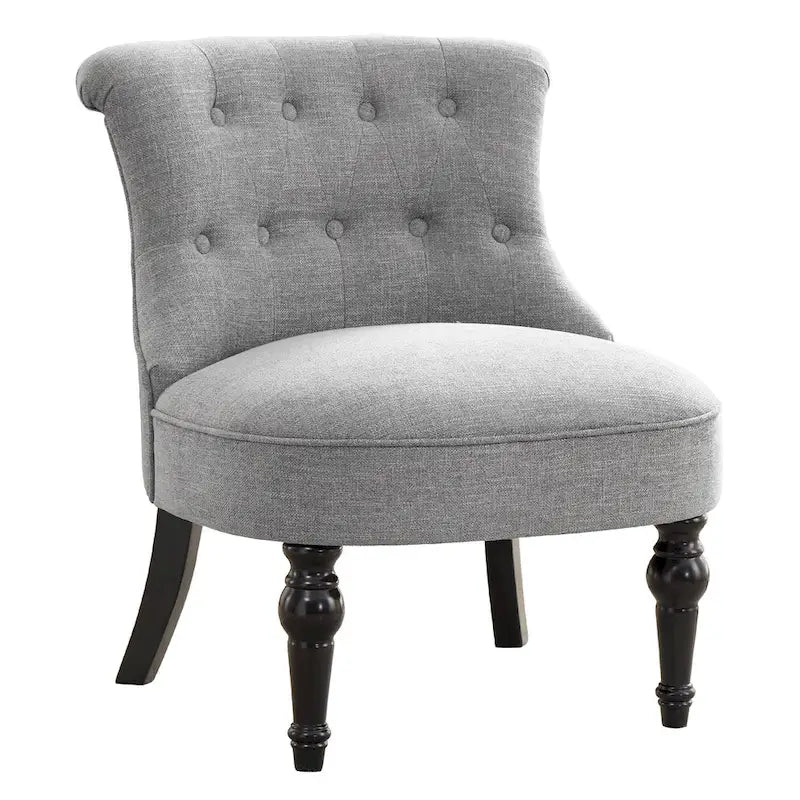 Tufted Upholstered Accent Chairs Set of 2